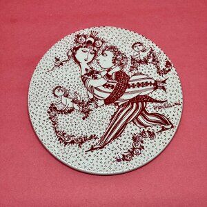 Bjorn Wiinblad March Optimisme Nymolle Denmark Wall Calendar Plaque #3013-3